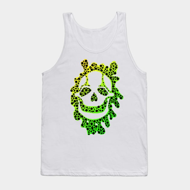 Toxic Skull (Yellow & Green) Tank Top by Not Meow Designs 